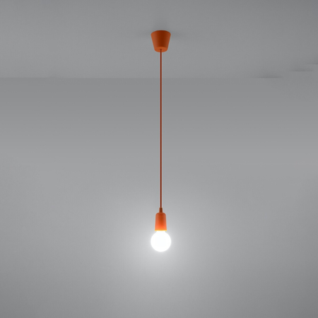 Sollux Lighting Lampa wisząca DIEGO 1 pomarańczowy SL.0584