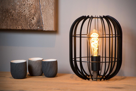 Lampa stołowa Lucide REDA 78599/01/30 czarny