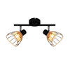 Lampa sufitowa GENT Zuma Line P20084-2TU czarny