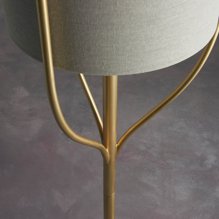 Endon Lighting Lampa podłogowa 95466 mosiądz