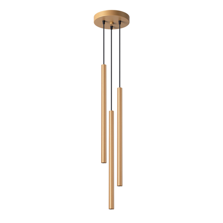 Sollux Lighting Lampa Wisząca PASTELO 3P złoty połysk SL.1197