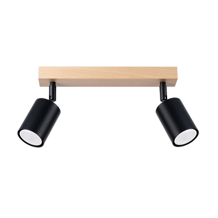 Sollux Lighting Plafon VERDO 2 czarny SL.1291