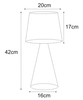 Lampa stołowa SOUL BLACK Kaja K-4642 czarny