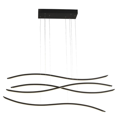 Lampa wisząca WAVES BLACK Azzardo AZ2912 black