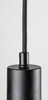 Lampa wisząca Rabalux Lissandra 72101 czarny matowy