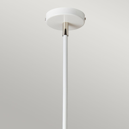 Żyrandol Elstead Lighting Balance biały/srebrny BALANCE5-WPN