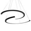 Milagro Lampa wisząca DOUBLEMOON 30W LED ML1178 CZARNY