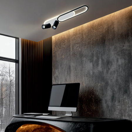 Light Prestige Spot Parma 2 długi czarny 2xGU10 LED CCT LP-0612/2C L BK