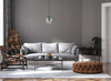 Lampa wisząca Italux PND-30263-1A-BRO-SG Złoty, czarny