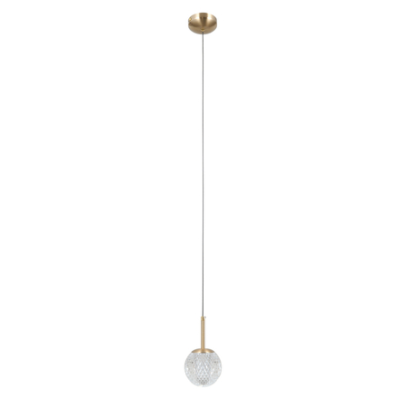 Lampa wisząca Italux Padri PND-40827-1-HBR-CL Złoty