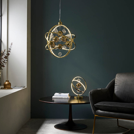 Lampa wisząca Endon Lighting Muni 102608 złoty