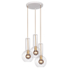 Lampa wisząca ARVI WHITE Kaja K-4527 biały/złoty