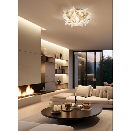 Lampa sufitowa Slamp VELI AUREA - WHITE/GOLD M VELCM00WHG00000000EU biały/złoty