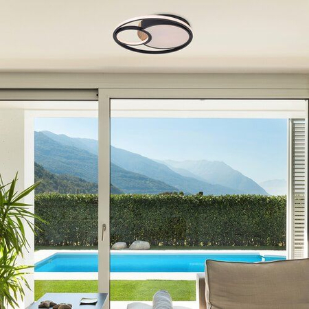 Lampa sufitowa Rabalux Leola 71044 czarny