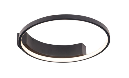 Plafon Maxlight C0199 czarny/chrom