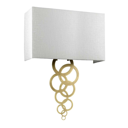Kinkiet Elstead Lighting Rosa mosiądz ROSA-LARGE-AB