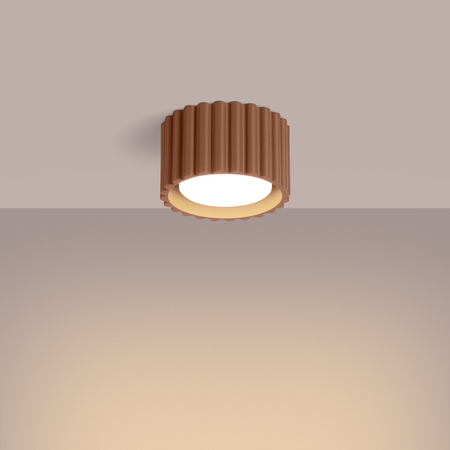 Sollux Lighting Plafon AURA 1 mocca Gx53 SL.1807