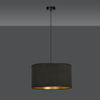 Lampa wisząca HILDE 1 BL BLACK Emibig 1054/1 czarny