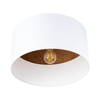 Sollux Lighting Plafon TELESTO biały/ciemny brąz SL.1392