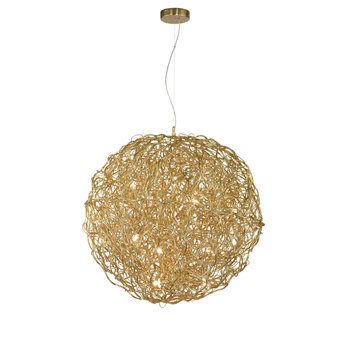 Lampa wisząca SAREA Zuma Line 2019-12 złoty