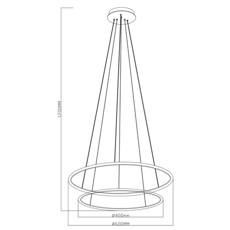Lampa wisząca Zuma Line PL201004B-2BK MARSEILLE LAMPA WISZĄCA CZARNA/BLACK