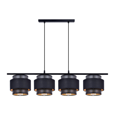 Lampa wisząca AMOS Kaja K-5283 czarny/złoty