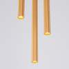Sollux Lighting Lampa wisząca ARCHE 3P złota SL.1342