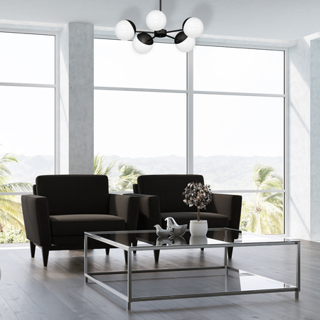 Milagro Żyrandol SFERA BLACK 5xE14 MLP8866 CZARNY