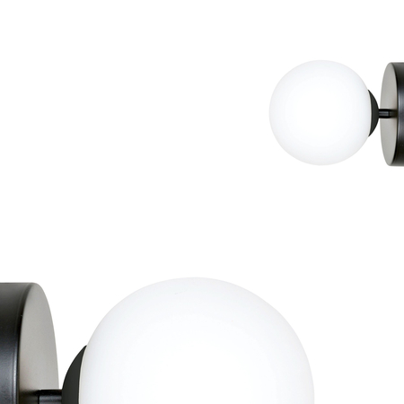 Kinkiet BIOR K1 BLACK Emibig 1020/K1 biały/czarny