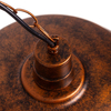 Industrialna Lampa wisząca Abigali Antique E27, miedziany
