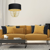 Milagro Lampa wisząca ALMERIA BLACK/GOLD 1xE27 MLP6442 CZARNY / ZŁOTY