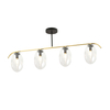 Lampa sufitowa FINES 4 Emibig 1279/4 czarny/złoty