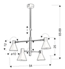 Lampa wisząca Candellux 34-72689 Less