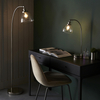 Lampa stołowa Endon Lighting Hansen 97590 nikiel