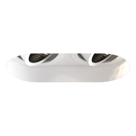 Spot Astro Trimless Round Twin Adjustable 1248021 Matowy Biały