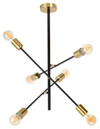 Lampa wisząca Rabalux Lanny 2104 czarny