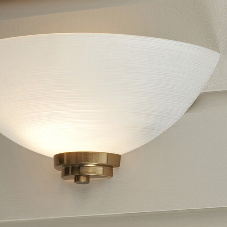 Kinkiet Endon Lighting Welles 112439 mosiądz