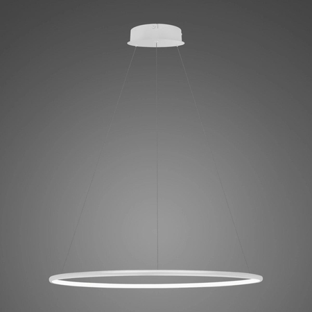 Lampa wisząca Ledowe Okręgi No.1 60cm 4k biała Dali