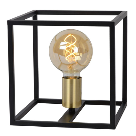 Lampa stołowa Lucide RUBEN 00524/01/30 czarny/złoty