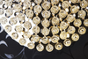 Plafon Azzardo AZ3084 Bolla 58 gold