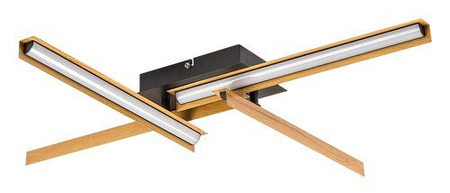 Lampa sufitowa Rabalux Remiel 71145 czarny matowy