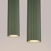 Sollux Lighting Lampa wisząca KARBON 2 zielona oliwka SL.1612