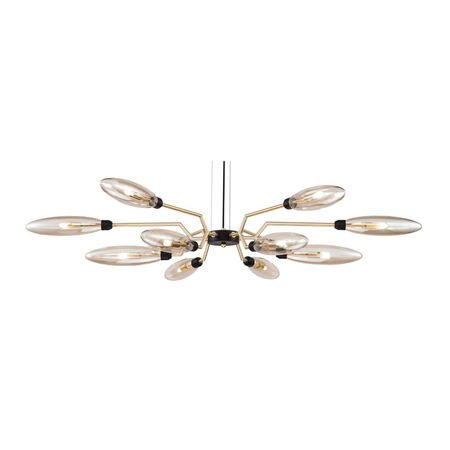 Lampa wisząca Maytoni MOD012CL-12G Ventura - Matowe złoto