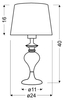 Lampa stołowa Candellux 41-21413 Gillenia