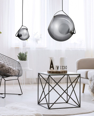 Lampa wisząca RUFUS 40 Azzardo AZ3173 black / smoky