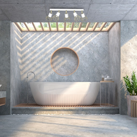 Milagro Lampa sufitowa Dante 5x mini GU10 Biały / Złoty MLP7253 Biel / Złoto