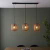 Lampa wisząca Endon Lighting Mathias 101775 drewniany