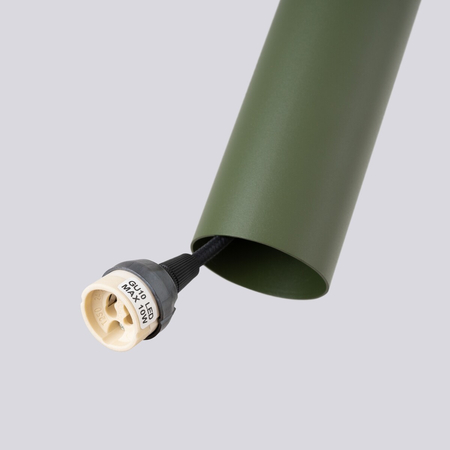 Sollux Lighting Lampa wisząca LAGOS 3L zielona oliwka SL.1486