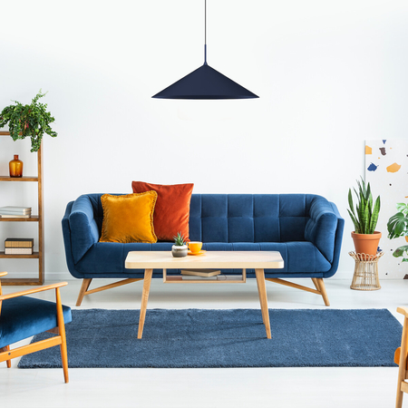 Milagro Lampa wisząca CAPITAL NIEBIESKI 1XGX53 MLP0950 Niebieski