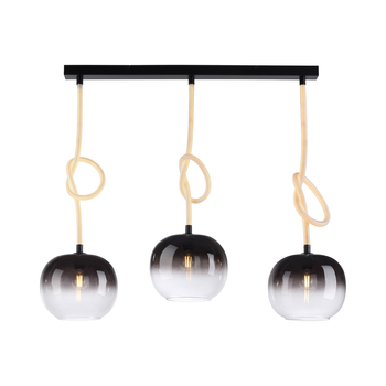 Lampa wisząca LUMA Zuma Line 2411-18 czarny
